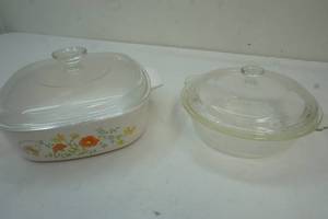 Pyrex and Glasbake casseroles