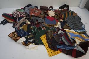 Silk tie crafting lot