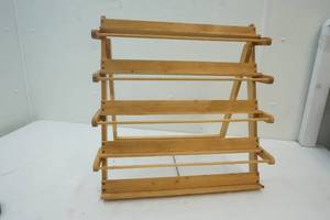 wood display rack