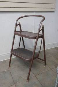 vintage step ladder