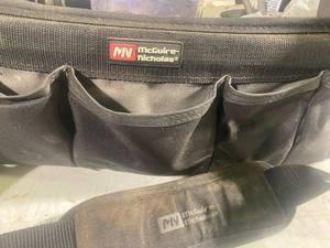 lot 83 image: Mc Guire Nickolas Toolbox with miscellaneous garage items with padded handle and carry strap