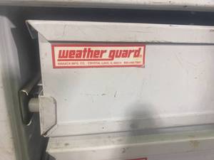 lot 27 image: Weather Guard Bolt Storage Bin