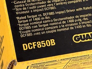 DeWalt DCF850B Cordless 20Volt Atomic Compact Series 14 3-Speed Impact Driver