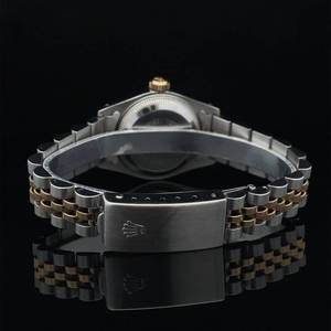 Rolex Oyster Perpetual Datejust Watch, Lady 18kStainless Jubilee Bracelet 69173, Box and Papers.  VIDEO 