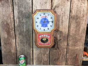 lot 24 image: Vintage Pabst Electric Wall Clock - Works