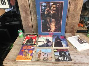 lot 42 image: Vintage Star Wars Books - Poster
