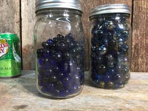 lot 57 image: Cobalt Blue & Other Marbles