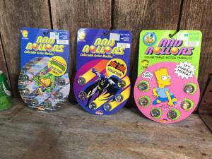 lot 60 image: 3 Vintage Packs Rad Rollers Collectable Action Marbles