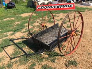lot 64 image: Antique MilkCream Cart