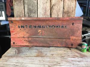 lot 93 image: Vintage International Metal Panel