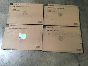 Lot of 4 Genevieve 2 ft. Adjustable Closet Organizer Wire Shelf (2PK) by Everbilt    Customer Returns See Pictures