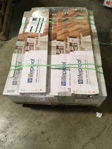 16 Boxes of Lifeproof Fresh Oak 6 MIL x 8.7 in. W x 48 in. L Click Lock Waterproof Luxury Vinyl Plank Flooring (20.1 sqftcase) Customer Returns See Picture