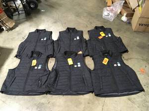 Lot of Carhartt Mens XXL Black Cordura Nylon Gilliam Vest Customer Returns See Picture