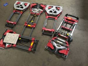 Lot of Milwaukee 150 lbs. Fold-Up Truck   Customer Returns See Picture