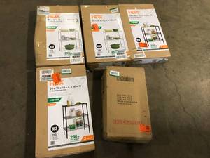 Lot of Assorted Shelving  Customer Returns See Picture