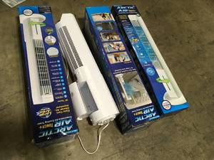 Lot of Assorted Artic Air Tower  Evaporative Air Cooling Tower   Customer Returns See Pictur