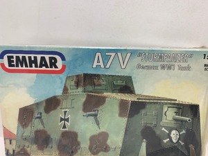 lot 24 image: Emhar A7V Sturmpanzer German WW1 Tank Kit