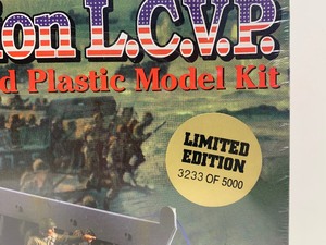 lot 18 image: Limited Edition 3233 of 5000 Lindberg D-Day Invasion L.C.V.P. Model Kit