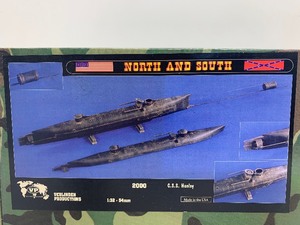 lot 3 image: VP North and South C.S.S. Hunley Model Kit