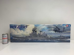 lot 2 image: Large TAMIYA US Battleship BB-62 New Jersey Model Kit