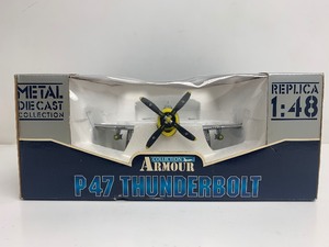 lot 58 image: C.D.C. S.r.l. Armour Collection P47 THUNDERBOLT U.S.A.A.F. WWII Ace Die Cast Model - G. Eagleston
