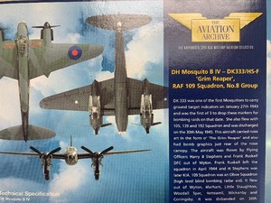 lot 70 image: CORGI The Aviation Archive DH Mosquito B IV Grim Reaper Model