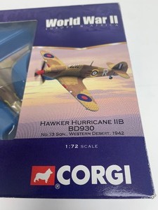 lot 77 image: CORGI The Aviation Archive HAWKER HURRICANE IIB No.73 Squadron, Western Desert 1942