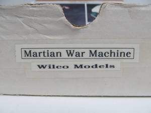 lot 104 image: Wilco Models The Martian War Machine Model Kit