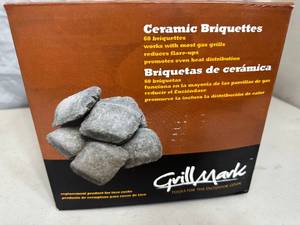 lot 84 image: New Box of Ceramic Charcoal Substitute Briquettes