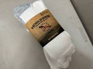 lot 87 image: 4 New Pairs Hiwassee Cotton Work Socks