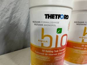 lot 105 image: 2 New Bottles of Thertford RV  Camper Tank Treatment