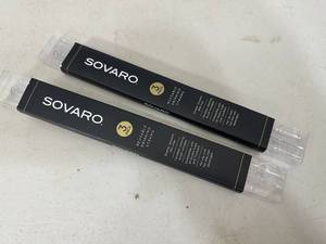 lot 112 image: 2 New Sets of Sovaro Reusable Straws with Cleaning Brushes