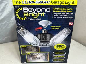 lot 117 image: Beyond Bright LED Garage Light Bulb