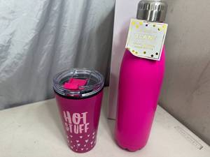lot 128 image: 2 New Water Bottle  Tumbler