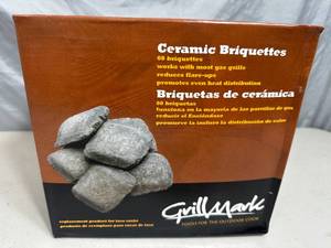 lot 141 image: New Box of Ceramic Charcoal Substitute Briquettes