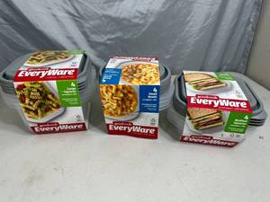 lot 172 image: 12 New Food Storage Containers with Lids
