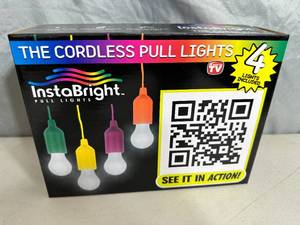 lot 187 image: New Set of Cordless Pull Lights