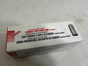 lot 209 image: New Milwaukee Carbide Tooth Hole Saw 1