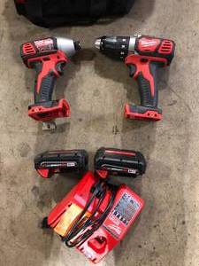 Milwaukee M18 Cordless Combination Kit Customer Returns See Pictures