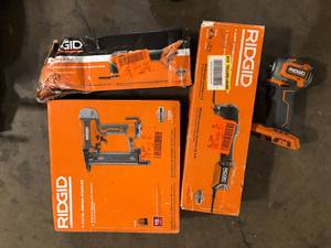 Lot of Assorted Ridgid Power Tools Various Models and Conditions Customer Returns See Pictures