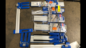 Lot of Assorted Kreg 48 in. Accu-Cut Aluminum Circular Saw Track  Customer Returns See Pictures