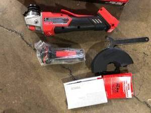 Milwaukee M18 FUEL 18V Lithium-Ion Brushless Cordless 4-12 in.5 in. Grinder wPaddle Switch (Tool-Only)   Customer Returns See Pictures