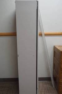 lot 43 image: vertical metal cabinet