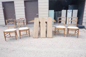lot 48 image: table and chairs