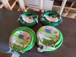 Lot of 4 LightGarden Duty Garden Hoses