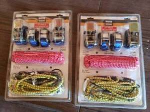 Lot of 2 - 17 Piece Tie Down Kits