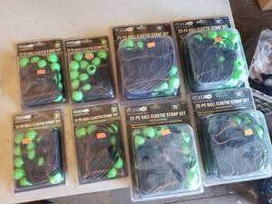 Lot of 8 Ball Elastric Strap Sets 4 Each of the 9 and 15