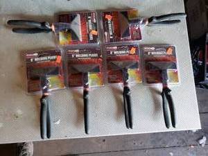 Lot of 6, 8 Welding Pliers