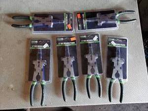 Lot of 6 , 9 Mig Welding Pliers