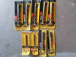 Lot of 9 Dewalt Drill Bits